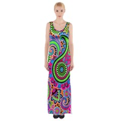 Paisley 6 Maxi Thigh Split Dress by impacteesstreetwearfive