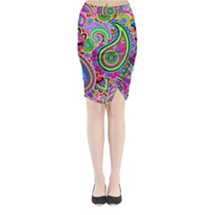 Paisley 6 Midi Wrap Pencil Skirt by impacteesstreetwearfive