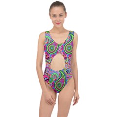 Paisley 6 Center Cut Out Swimsuit by impacteesstreetwearfive