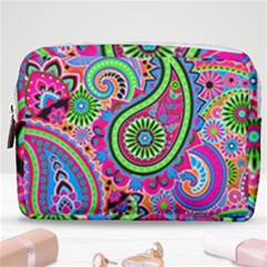 Paisley 6 Make Up Pouch (medium) by impacteesstreetwearfive