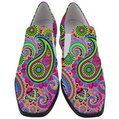 Paisley 6 Women Slip On Heel Loafers by impacteesstreetwearfive