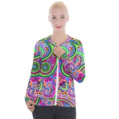 Paisley 6 Casual Zip Up Jacket