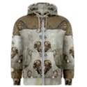 Awesome Mechanical Skull Men s Zipper Hoodie View1