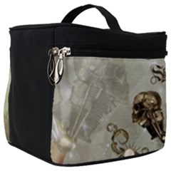 Awesome Mechanical Skull Make Up Travel Bag (big) by FantasyWorld7