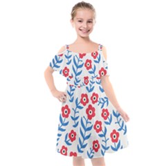 Motif Kids  Cut Out Shoulders Chiffon Dress