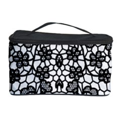 Lace Seamless Pattern With Flowers Cosmetic Storage