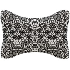 Lace Seamless Pattern With Flowers Seat Head Rest Cushion by Sobalvarro