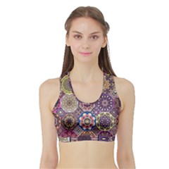 Oriental Sports Bra With Border by Sobalvarro