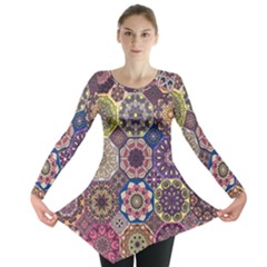 Oriental Long Sleeve Tunic  by Sobalvarro