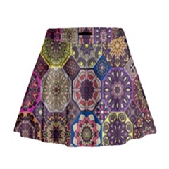 Oriental Mini Flare Skirt by Sobalvarro