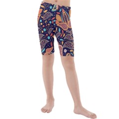 Paisley Kids  Mid Length Swim Shorts by Sobalvarro