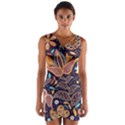 Paisley Wrap Front Bodycon Dress View1