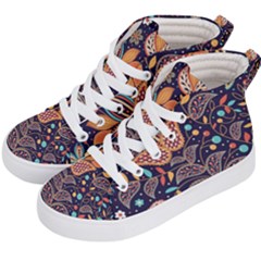 Paisley Kids  Hi-top Skate Sneakers by Sobalvarro