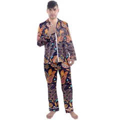 Paisley Men s Satin Pajamas Long Pants Set by Sobalvarro