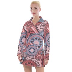 Print Women s Long Sleeve Casual Dress