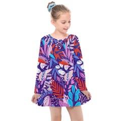 Exotic Kids  Long Sleeve Dress by Sobalvarro