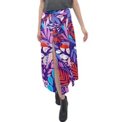 Exotic Velour Split Maxi Skirt by Sobalvarro