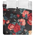 Vintage Roses Vector Seamless Pattern 02 Duvet Cover Double Side (California King Size) View1