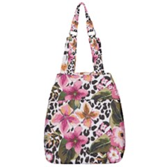 Seamless Flower Patterns Vector 03 Center Zip Backpack by Sobalvarro