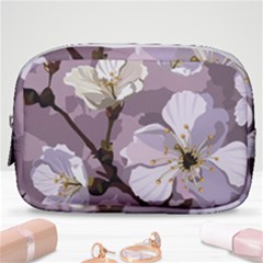 Peach Blossom Seamless Pattern Vector Make Up Pouch (small) by Sobalvarro