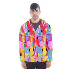 Confetti Nights 2a Men s Hooded Windbreaker