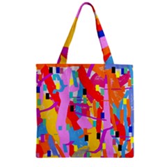 Confetti Nights 2a Zipper Grocery Tote Bag