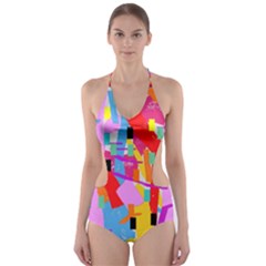 Confetti Nights 2a Cut-out One Piece Swimsuit