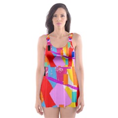 Confetti Nights 2a Skater Dress Swimsuit by impacteesstreetweartwo