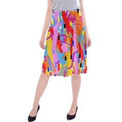 Confetti Nights 2a Midi Beach Skirt