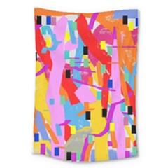 Confetti Nights 2a Large Tapestry