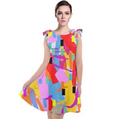 Confetti Nights 2a Tie Up Tunic Dress