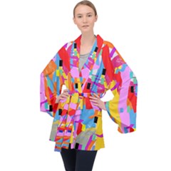 Confetti Nights 2a Velvet Kimono Robe