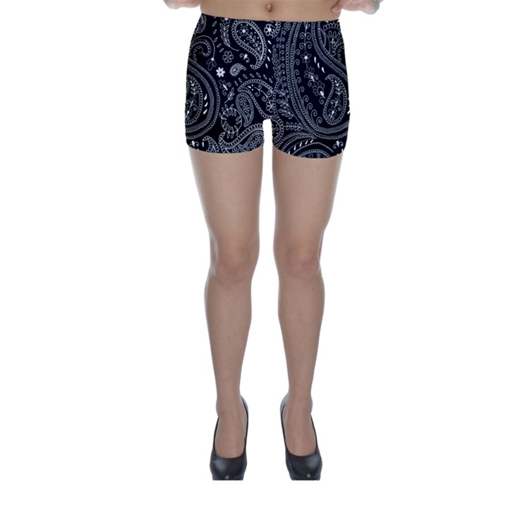 Paisley 7 Skinny Shorts