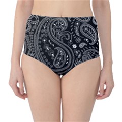 Paisley 7 Classic High-waist Bikini Bottoms by impacteesstreetwearfive