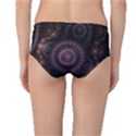 Fractal Gears Steampunk Gearwheel Mid-Waist Bikini Bottoms View2