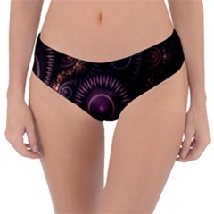 Fractal Gears Steampunk Gearwheel Reversible Classic Bikini Bottoms by Pakrebo