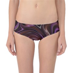 Fractal Waves Pattern Design Classic Bikini Bottoms by Pakrebo