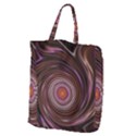 Fractal Waves Pattern Design Giant Grocery Tote View1