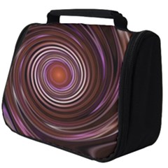 Fractal Waves Pattern Design Full Print Travel Pouch (big) by Pakrebo