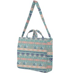 Tribal Square Shoulder Tote Bag by Sobalvarro