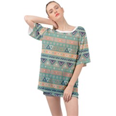 Tribal Oversized Chiffon Top by Sobalvarro