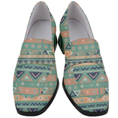 Tribal Women s Chunky Heel Loafers by Sobalvarro