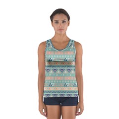 Tribal Sport Tank Top  by Sobalvarro