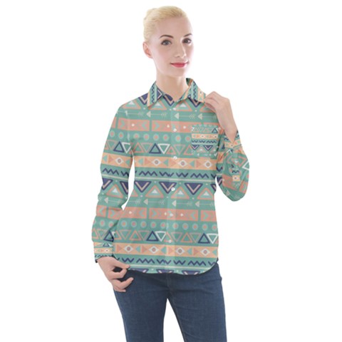 Tribal Women s Long Sleeve Pocket Shirt by Sobalvarro