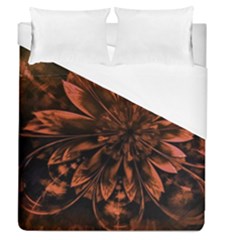 Fractal Painting Flower Texture Duvet Cover (queen Size) by Pakrebo