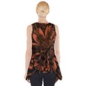 Fractal Painting Flower Texture Side Drop Tank Tunic View2