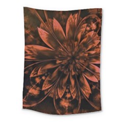 Fractal Painting Flower Texture Medium Tapestry