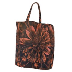 Fractal Painting Flower Texture Giant Grocery Tote by Pakrebo