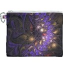 Fractal Purple Abstract Detail Canvas Cosmetic Bag (XXXL) View1