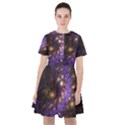 Fractal Purple Abstract Detail Sailor Dress View1